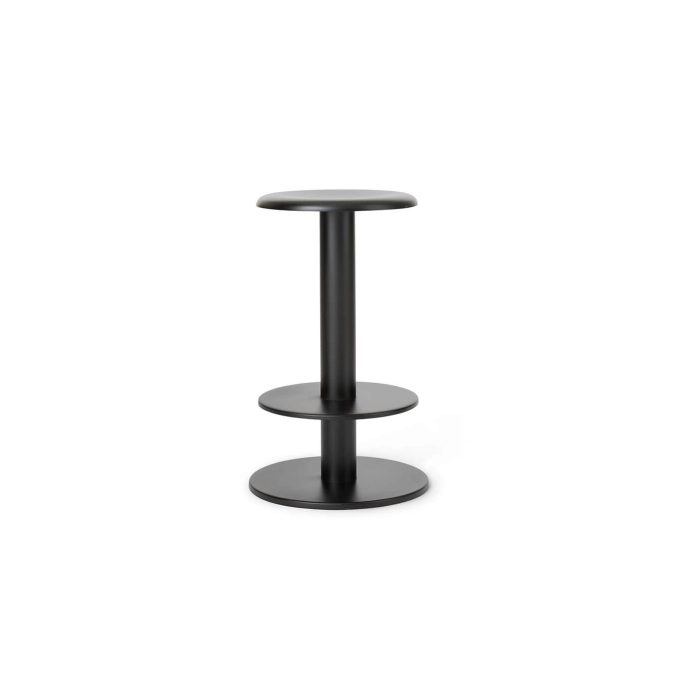 Tabouret haut COUPE H 66 Noir NEW WORKS