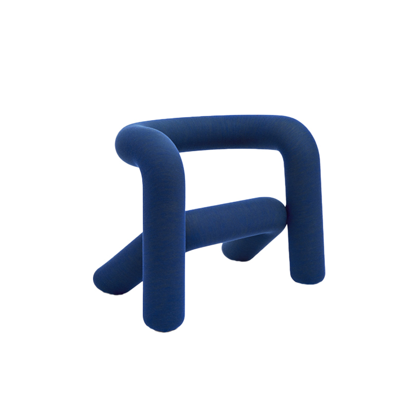 Fauteuil EXTRA BOLD Mélangé bleu vert MOUSTACHE