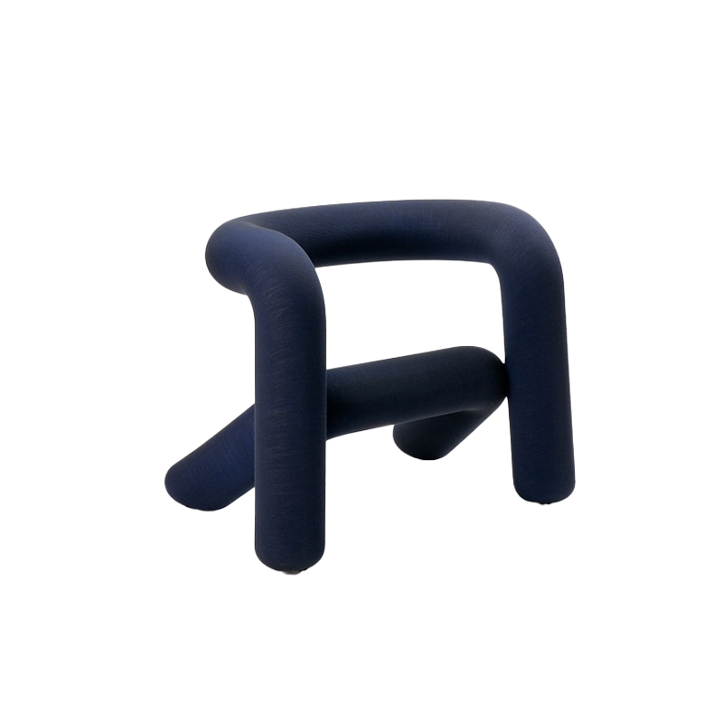 Fauteuil EXTRA BOLD Mélangé noir bleu MOUSTACHE