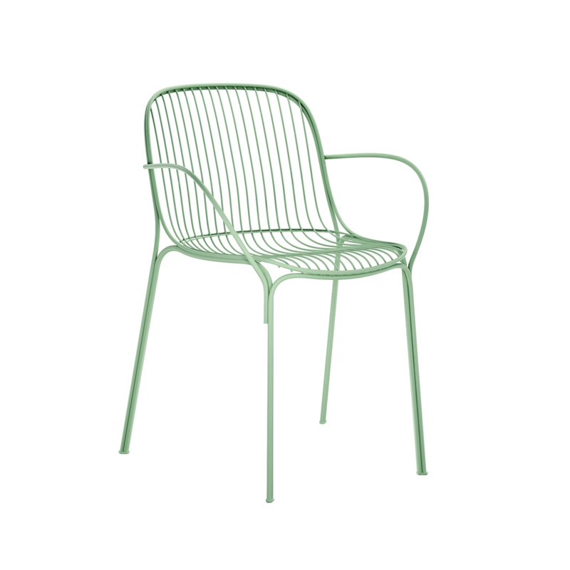 Chaise extérieur Chaise HIRAY avec accoudoirs Vert KARTELL
