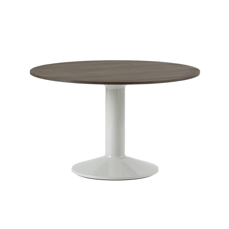 Table MIDST Ø 120 Chêne foncé/ gris MUUTO