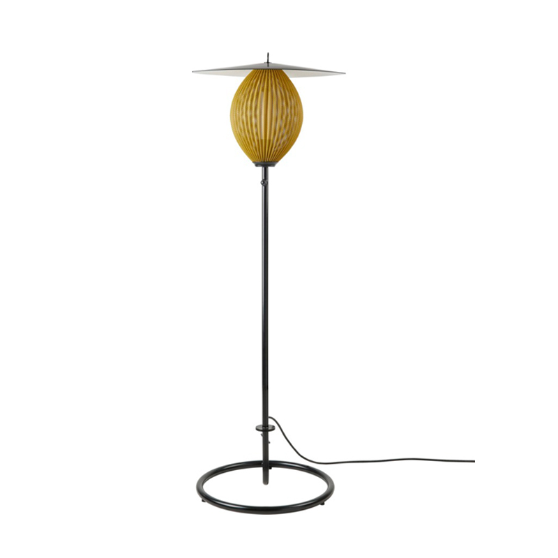 Luminaire extérieur Lampadaire SATELLITE OUTDOOR Moutarde GUBI