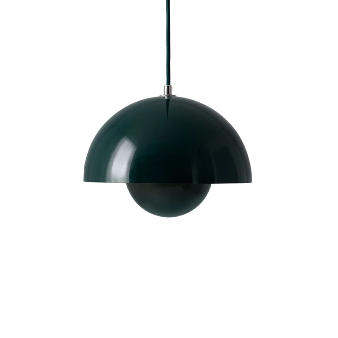 Suspension FLOWERPOT VP1 Vert foncé AND TRADITION